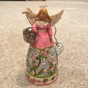 Jim Shore June Angel Figurine. NIB. Has only been out of the box for pictures.